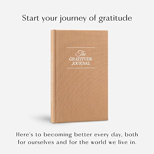 The Gratitude Journal : More Happiness, Positivity, Affirmation, Productivity, Mindfulness & Self Care - A Simple Undated Hardcover Daily Guide Planner for Women & Men (Brown) - color: Brown