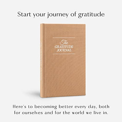 The Gratitude Journal : More Happiness, Positivity, Affirmation, Productivity, Mindfulness & Self Care - A Simple Undated Hardcover Daily Guide Planner for Women & Men (Brown) - color: Brown