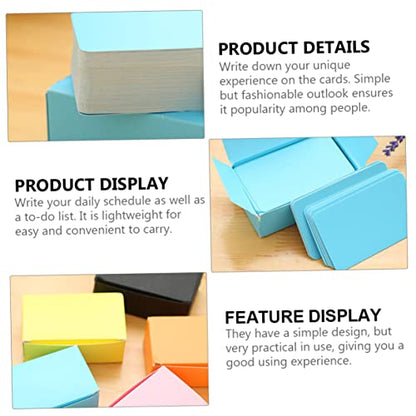 180pcs Diy Blank Message Cards Portable Word Cards for Note Taking Planning and Personalization Stationery for Gifts and Daily Organization