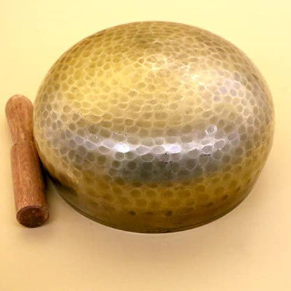 Tibetan Singing Bowl with Wood Stick Cushion Sound Bowl Handcraft Yoga Balancing