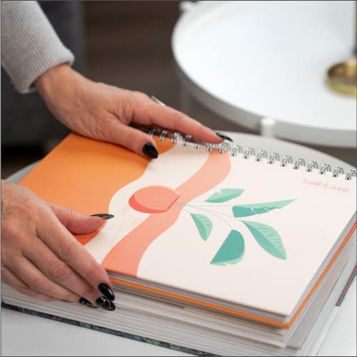 HARDCOVER- Self-Love Journal - 120 Pages - 91 Day Notebook and Self-Care Diary for Meaningful Deep Work and Mindfulness - A Daily Journal to Practice Self-Love, Change Your Mindset, in Just 10 Minutes