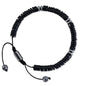 VIBILIA Healing Crystal Bracelets Beaded Bracelets for Men Women Natural Stone Adjustable Bracelets Unique Gifts for Father Son Grandfather Brother Friend - color: Obsidian