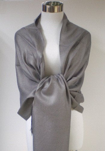 Tapp Collections™ Premium Pashmina Shawl Wrap Scarf - color: Grey