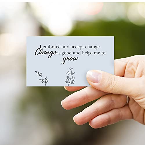 100 Affirmation Cards for Women and Men With 150+ Thought-Provoking Questions, Unique Affirmation cards for stress Relief, Meditation and Self Care Gift For Women and Men. - color: 100Earth