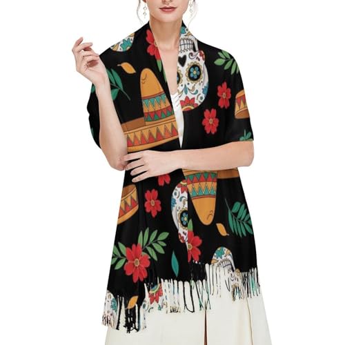 Big Oversized Long Scarves Pashmina Shawl Wrap Women gifts - color: Picture (644)