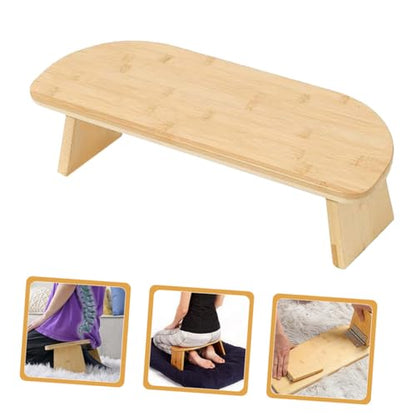 Mipcase Meditation Stool Foldable Non-Skid Kneel Stool Compact Portable Yoga Bench for Home and Travel