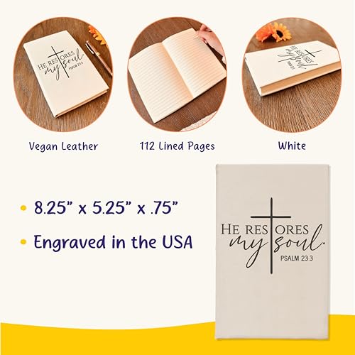 Personalized Christian Prayer Journal for Men & Women: Custom Design Cover, Daily Devotional, Scripture Writing, Gratitude and Faith Gift