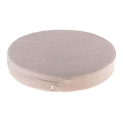 pistro Meditation Mat - Yoga Meditation Cushion 6cm Thickness Home Decor Living Room Bedroom - Creamy White