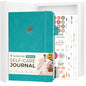 Clever Fox Self-Care Journal Premium – Daily Gratitude & Mental Health Notebook for Women – Reflection & Personal Development Journal (Turquoise) - color: Turquoise