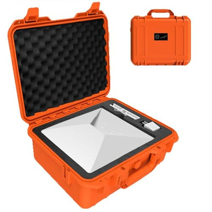 Hard Storage box for Mini and Accessories, IP67 Shockproof Travel Carrying Box with Lockable Holes and Air Valve, for Camping Hiking Off Roading