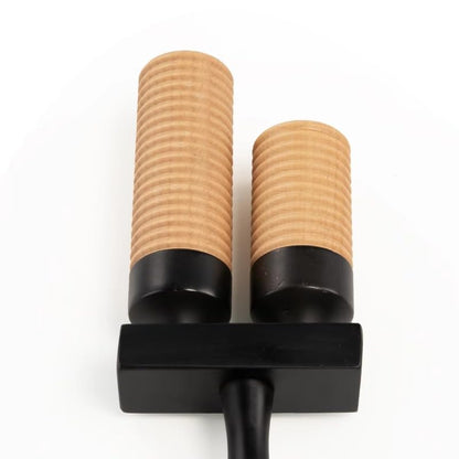Wood Block Percussion Instrument – Solid Hardwood Resonance with Carry Bag and Striker – Professional Rhythm Sound Accessory for Orchestral Practice Ensemble Performance and Studio Recording