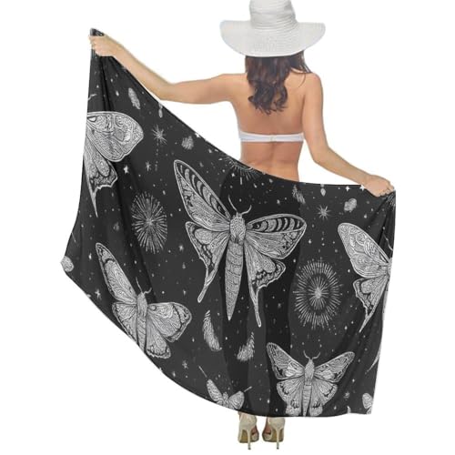 Fashion Chiffon Beach Sarong Sheer Swimsuit Wrap Tranel Long Scarf Decor - color: Color586