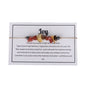 tenghong2021 Chakra Crystal Beaded Bracelet with Wish Card Adjustable Spiritual Anxiety Stone Beads Braide String Bracelet Yoga Meditation for Women Men Jewelry Birthday Gifts - style: Joy A