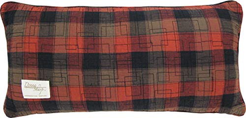 Donna Sharp Throw Pillow - Woodland Square Lodge Decorative Throw Pillow with Patchwork Pattern - Rectangular - color: Woodland Square (Rectangle)