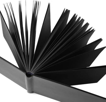 Mifuner Small 5x5 Black Notebooks 110gsm 82 Sheets/164 Pages mini blank sketchbooks Travel Journal Pocket Hardcover Paint Writing Notebook Blank Diary Memo Planner Sketchbook Black Paper - color: Black Paper-PU Cover