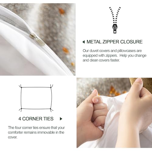 Zen-Inspired Stones Duvet Cover Set King Size,Beach Bedding Set Zen Comforter Cover 3Pcs,Kids Teens Couple Adults Room Decor, Bedspreads Cover,2 Pillowcases(NO Comforter)