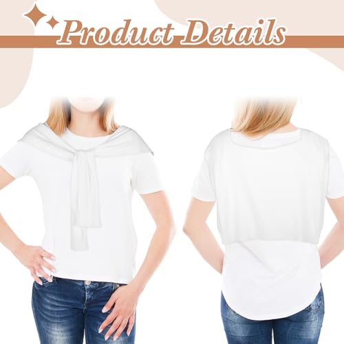 Geyoga Sweater Shawl Wraps for Women Sweater Knitted Knotted Shawls Travel Scarf Cape Shoulder Tops Blouses Fashion Wrap