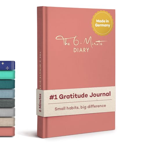 6-Minute Diary – 3-Million-User Gratitude Journal for Women & Men with Prompts – Guided Self Care Book Based on Positive Psychology – Daily Manifestation - color: Antique Pink