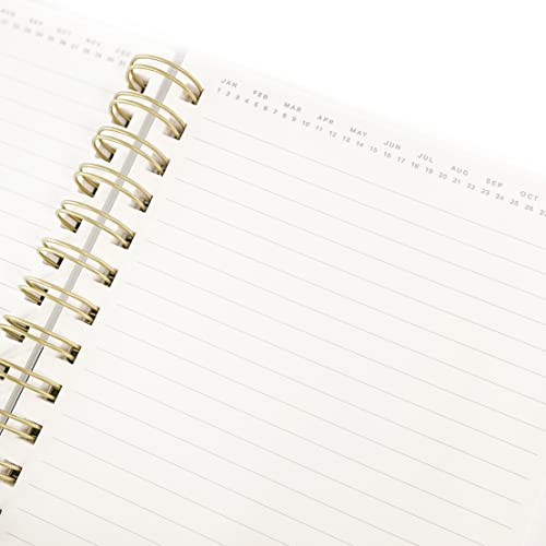 Graphique Designer Notebooks - Hanging Flower Garden - Spiral Bound Writing Journals for Offices, Schools, Classrooms, and More - Hard Cover with 160 Ruled Pages (6.25" x 8.25") - color: Hanging Flowers