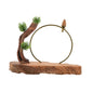 Mobestech Zen Style Root Carving Desktop Ornament Creative Wooden Decor for Home and Office Natural Wood Artware Unique Design for Meditation Spaces and Modern Interiors