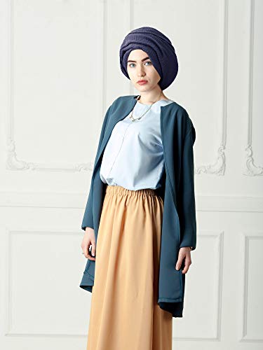 Geyoga 6 Pcs Women Scarf Shawl Hijab Scarves Cotton Crinkle Hijab for Women Blend Shawl Crinkle Wrap Head for Seasons - color: Elegant Tones