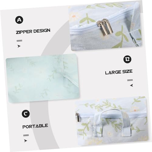 Ciieeo Large Capacity Cotton Storage Bag for Quilts and Clothes Versatile Luggage and Toy Organizer Space-saving Design