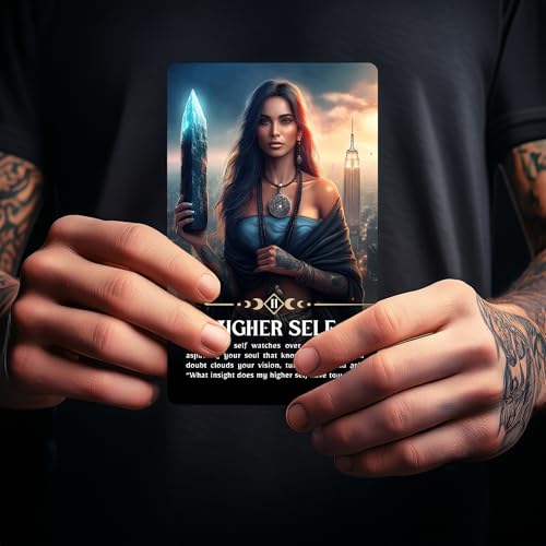 Foretell: The Energy Forecasting Oracle by River Aether - A Modern Tarot Alternative for Psychic Clarity - 78 Oracle Cards with Keywords and Meanings on Them for Beginners to Advanced Readers