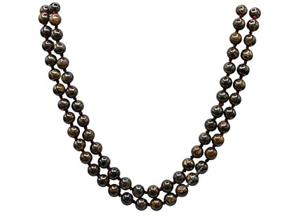 Amazing Gemstone Bronzite Mala Beads - 108 Prayer Beads for Meditation and Mindfulness Practice, Handcrafted Mala Beads with Natural Gemstones for Spiritual Healing and Relaxation (Knotted) - color: Bronzite, style: Knotted