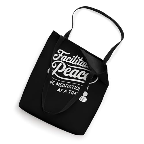 Facilitating Peace One Meditation At A Time Yoga Retreat Tote Bag