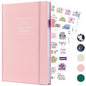 Comkiso Gratitude Journal with 4 Inspirational Stickers: Undated Daily Gratitude Journal for Women and Men - More Happiness, Affirmation, and Mindfulness in A Few Minutes with Prompts & Quotes (Pink) - color: C. Pink
