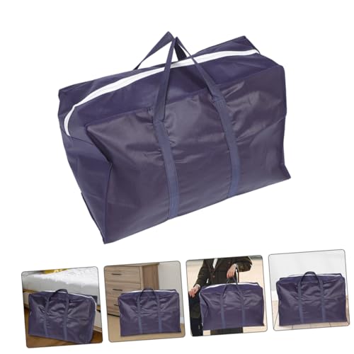 Toyvian Luggage Storage Bag for Moving Capacity Household Sundries Storage Bag with Handles Comforter Bag for Travel Camping and Organizing Clothes