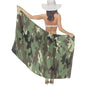 Women's Lightweight Long Scarf Thin Scarf Beach Headscarf Wimwear Bikini Wrap - color: Color643
