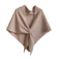 Pashmina Shawl Wraps for Women Knitted Shawls Scarf Solid Color Lightweight Poncho Wrap Tops Fall Winter Clothing - color: Khaki