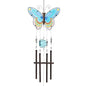 Taman Wind Chimes, 40" Butterfly Glass Wind Chime Colourful Wings Decorative Valentine's Day Gift Memorial Sympathy Gift Mom for Home, Outdoor, Yard, Patio,Garden Decor