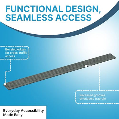 EZ-ACCESS Transitions Angled Entry MAT, Grey, .5-in