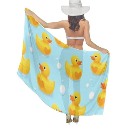 Fashion Travel Swimwear Bikini Wrap All Seasons Chiffon Scarf Beach Yarn Shawl - color: Color980