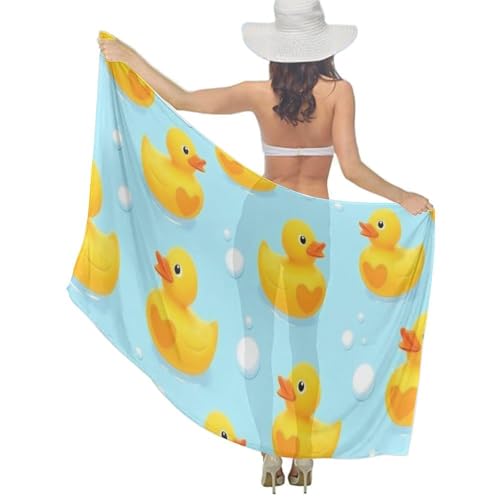 Fashion Travel Swimwear Bikini Wrap All Seasons Chiffon Scarf Beach Yarn Shawl - color: Color980