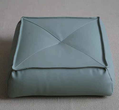 Meditation Cushion - Comfortable Floor Pillow - Meditation Pillow - Large Floor Cushion Seating for Adults - Premium Yoga(Size:55×55×15cm,Color:Blue-Gray) - color: Blue-gray, size: 55×55×15cm
