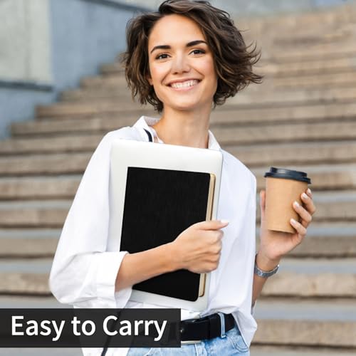 Lined Journal Notebook for Work College Ruled Note Book 7.2"x9.6" B5 PU Leather Daily Journaling 160 Pages for Women Men Writing Home School Supplies Business (Black) - color: 07-Black-1pack, style: B5 Lined 160pages