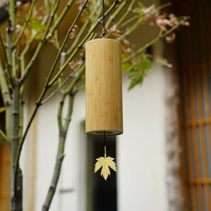 Handmade Wind Chimes Yoga Fine Meditation Musical Instruments Wind Chimes Outdoor Bamboo Wind Chimes Beautiful Sound Decoration Hanger Balcony with Hook Gifts Bianzhong, Bells