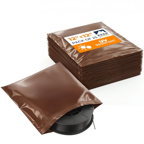 12"x 12" UV Protective Amber Zip Bags, Pack of 25 - Resealable Light-Blocking Plastic Bags for Packaging Light-Sensitive Products, Heavy Duty 3 mil Thick, Moisture Resistant Storage - size: 12"W x 12"L, style: Pack of 25