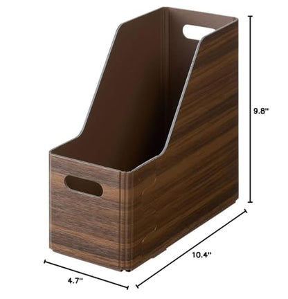Kingjim KW1012L Storage Box, Keni, Stacking Unit Box, Long, Brown