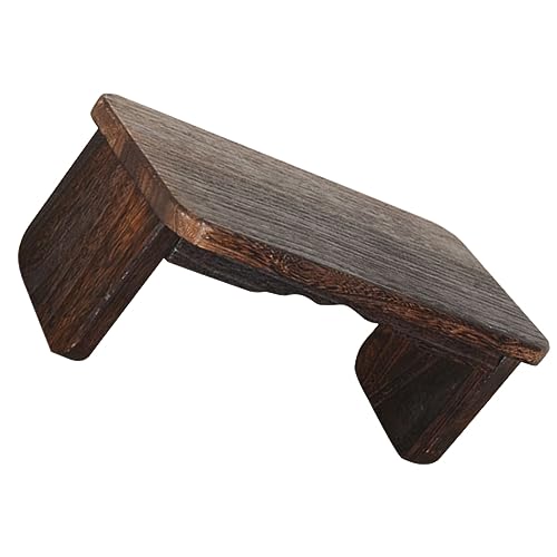 Happyyami Folding Meditation Stool Portable Wooden Kneeling Bench for Comfortable Meditation Prayer Lightweight Design Natural Texture for Home Outdoor Use