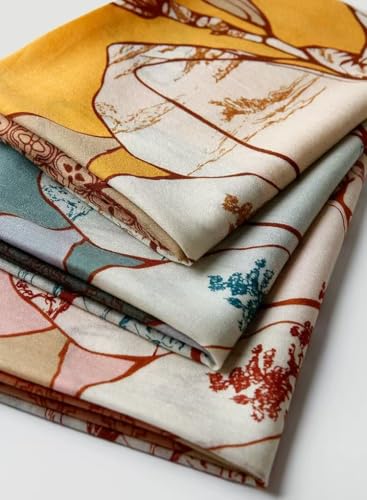 Cashmere-soft Mercerized wool Shawl Pashmina Lightweight Travel Wrap & Evening Scarf |Office |Wedding - color: Flower Shadow Lemon Yellow