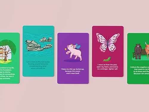You Are Awesome! Volume 1 Fun Illustrated Positive Affirmation Cards. 52 Daily Inspirational and Motivational Messages with light hearted and awesome Illustrations. Fun Self Help for lifes daily journey.