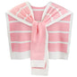 Sweater Shawl Wraps for Women Fashion Knitted Shoulder Shawls Ponchos Travel Casual Sweaters Scarf Cape Wraps - color: 10 Pink/White Stripe