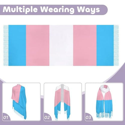 Ladies Warm Autumn Scarf Pashmina Wraps Shawl Winter Cozy - color: Picture (368)