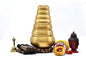 singing bowl set of 7-Tibetan singing bowl set-handmade singing bowl set form Nepal-singing bowl for yoga and meditation (Bronze Bitten)