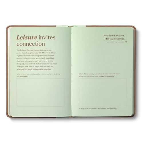 Compendium – Connection Every Day Guided Journal: A Daily Practice for Community and Self-Reflection – A 5-Minute-a-Day Personal Growth Notebook – An Inspiring Daily Journal for Forming New Habits