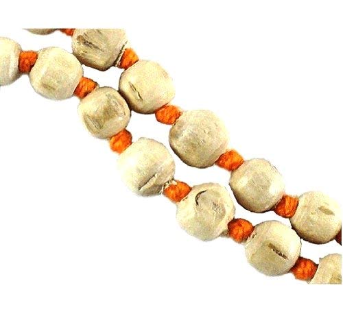 TULSI HOLY BASIL JAPA MALA 108 BEADS PRAYER NECKLACE. BLESSED & ENERGIZED 108 HINDU TIBETAN BUDDHIST PRAYER KARMA BEADS SUBHA ROSARY MALA
